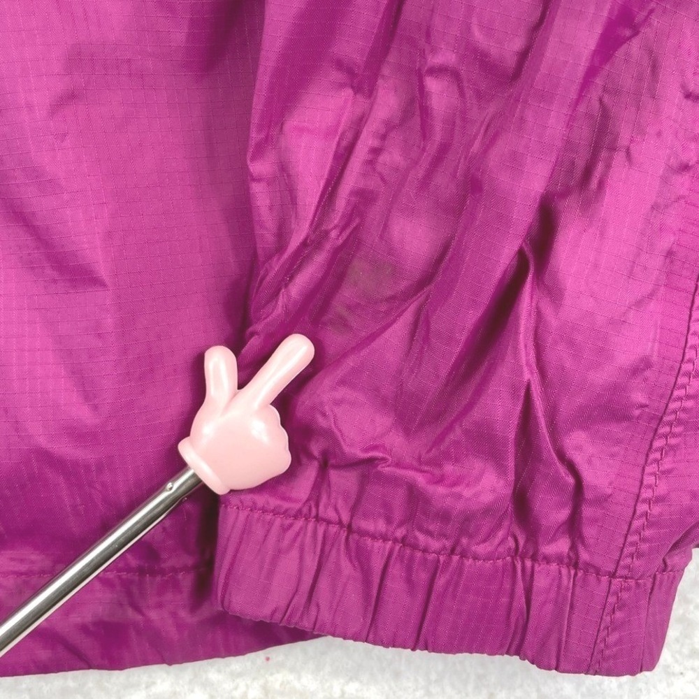 The North Face HyVent Hooded Rain Jacket Womens S Purple Waterproof Coat Active - Picture 11 of 12